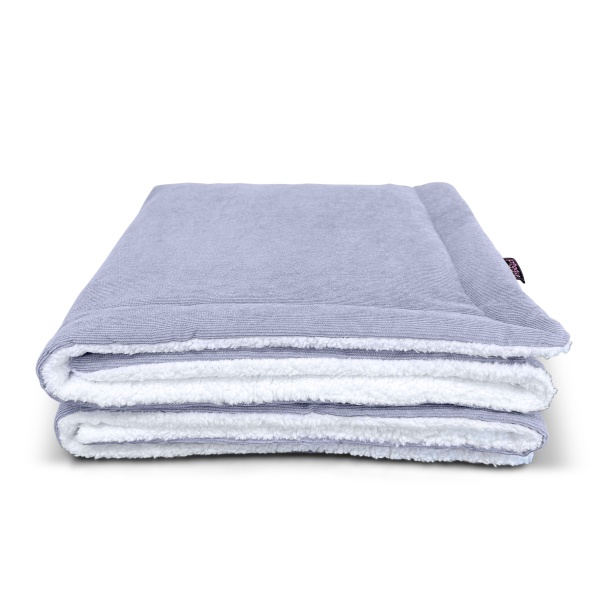 Grey Corduroy Luxury Dog Blanket